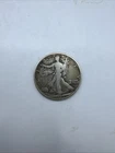 1943 Walking Liberty Half Dollar 90% Silver (Fine)  See Pic's
