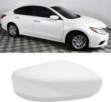 Compatible with Nissan Altima 2013-2018 Mirror Cover Replacement  White Mirror