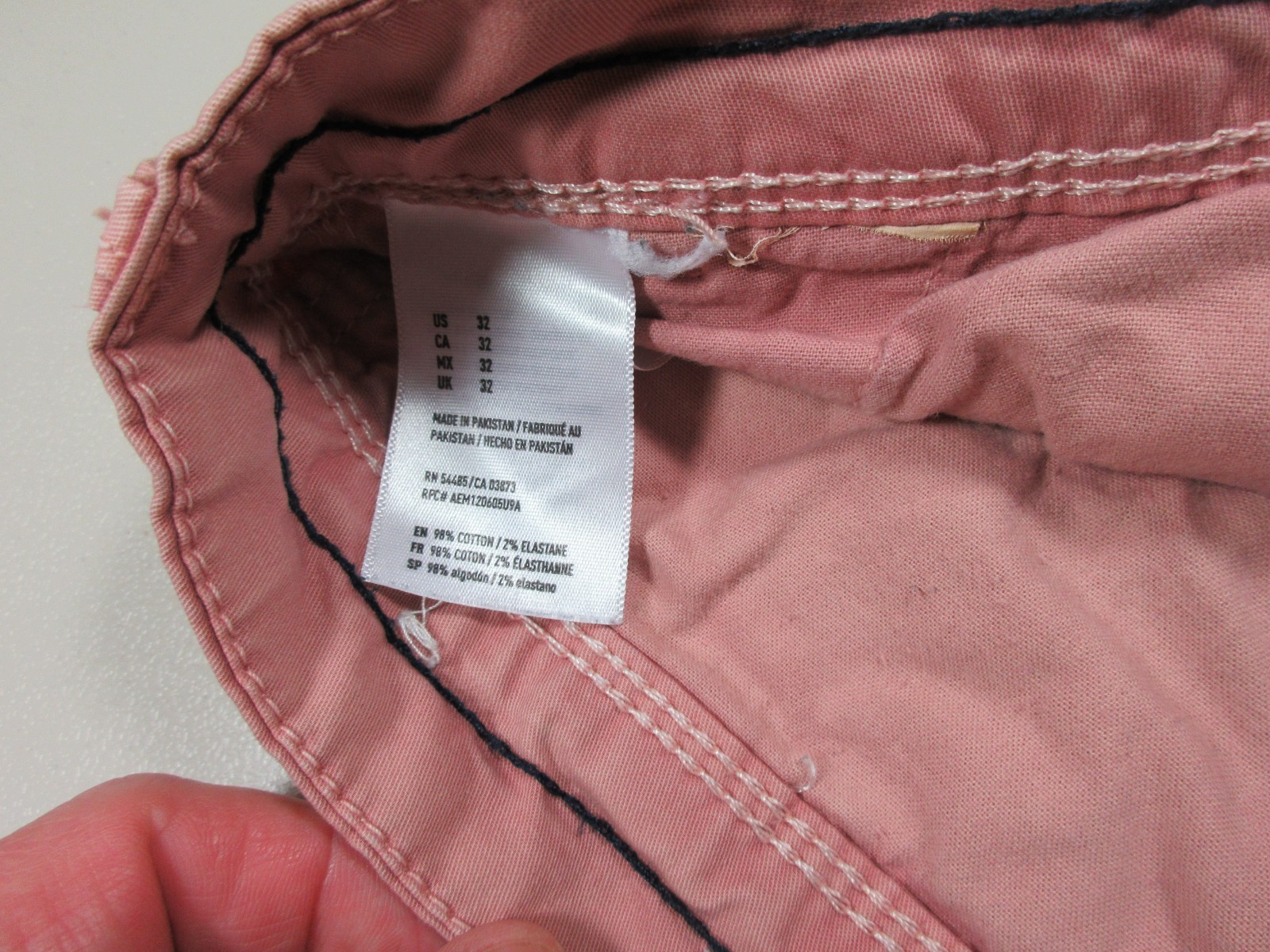 American Eagle men solid red distressed Next Leve… - image 5