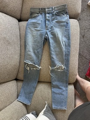 Reformation Jeans Serena High Skinny Jean Melbourne Destroyed Wash Women's 27