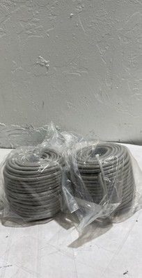 Cat5e Ethernet RJ45 Network Cable LAN Internet Patch Cord Gray Lot of 2 30m