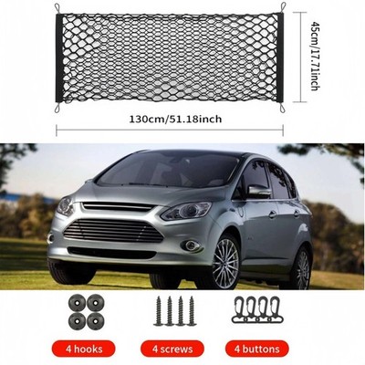 For Ford C-Max Energi 2013-2017 Enlarged Rear Trunk Envelope Mesh Cargo Net