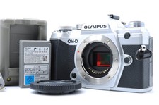 Near Mint Olympus OM-D E-M5 Mark III Silver Mirrorless Camera Body Shutter 27527