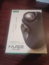 ELECOM Huge Plus Wireless Trackball Mouse, Ergonomic 52mm Large Ball, Multi-C...