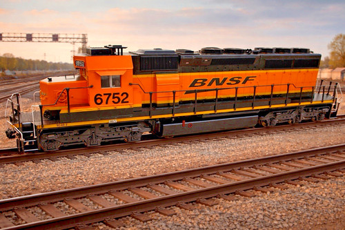 Kato HO Scale EMD SD40-2 BNSF #6752 Swoosh Logo Diesellok #37-6614 - Video | Zustand: New