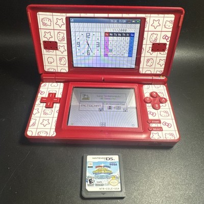Nintendo DS Lite Red Super Mario Edition With Mario Olympics And 