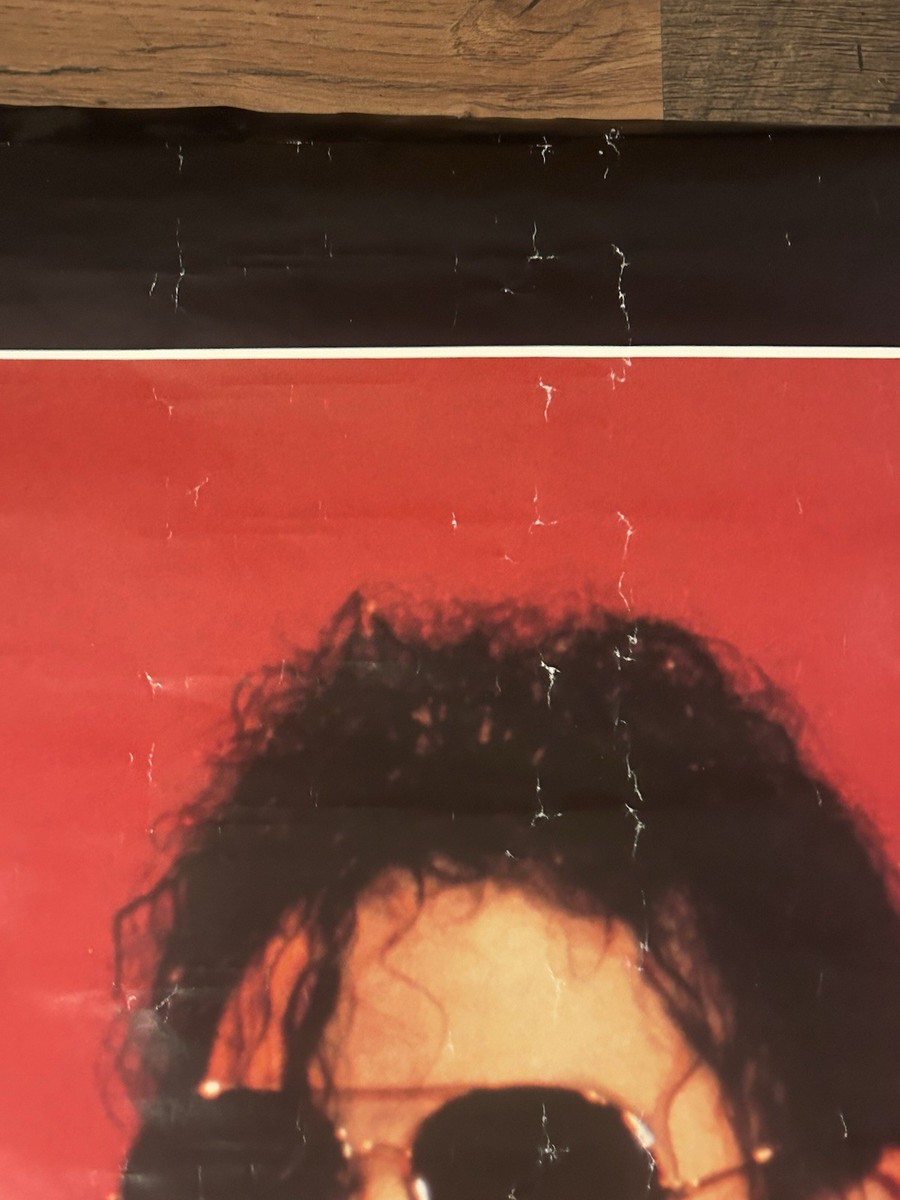 Cadre Photo A4 Avec Impression Michael Jackson Dangerous Tour 1992 - Noir/doré