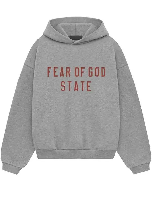 RELATIONSHIP GOALS: JARRETT’S GREY FEAR OF GOD STATE FLEECE HOODIE SWEATSHIRT thumbnail 3