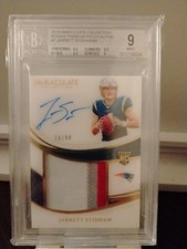 2019 Immaculate Patch Auto RPA Jarrett Stidham 16/99 BGS 9 RC