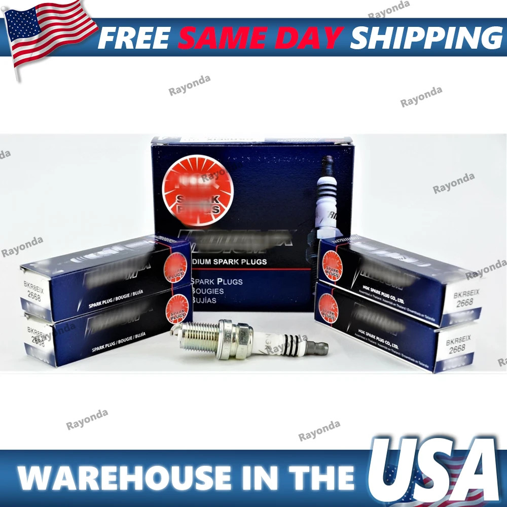 Set of 4 Genuine NGK 2668 - Iridium IX Spark Plugs BKR8EIX