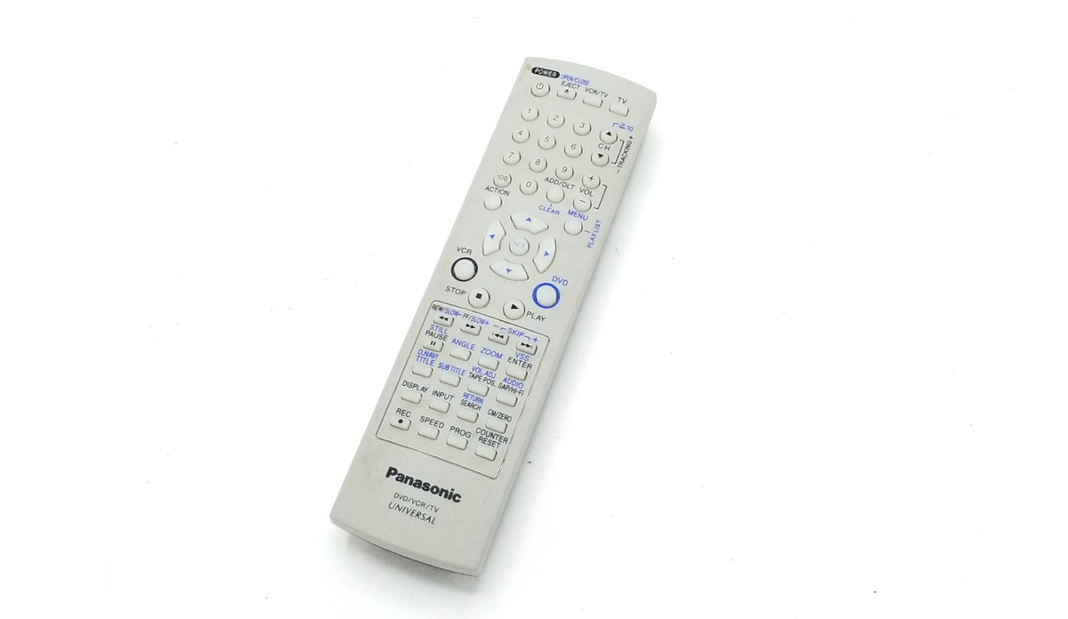 Panasonic EUR7724KC0 DVD / VCR / TV Original Remote Control for PV