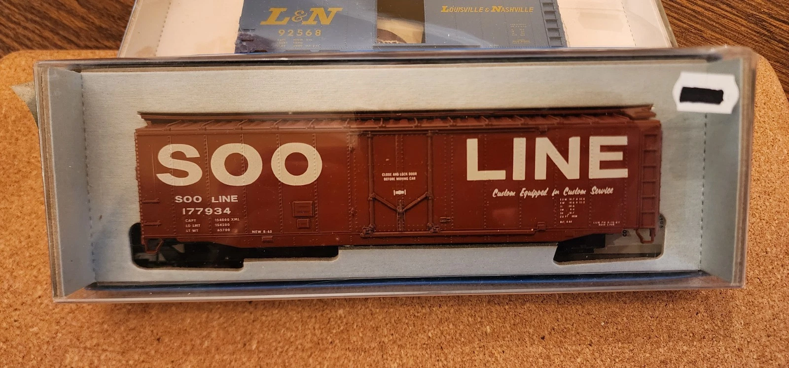 SOO LINE RR 50' Plug Door Boxcar 177934 Kadee Kar Line Roundhouse HO Kit 336 - Picture 1 of 3