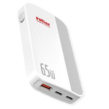 11/19/1058 ROLINE USB Travel Charger Ultraduenn Flat 2xC 1xA 65,000W D