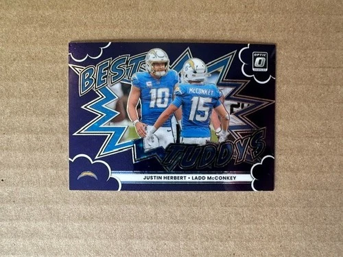 2025 Donruss Optic Justin Herbert/Ladd McConkey Base (RAW)