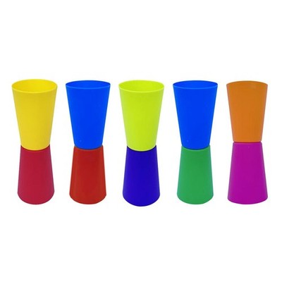 10 Stück Flip Cups Speed Agility Trainingshilfe für Fußball im Freien mit