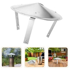 2 Pcs Chimney Rain Caps Exhaust Vent Cover Outdoor Roof Snow Protector