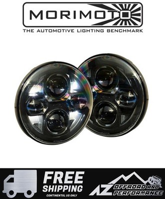 Morimoto Lighting Sealed 7 LED Headlights For 07-18 Jeep Wrangler JK