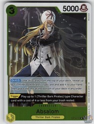 Absalom OP14-100 The Azure Sea's Seven One Piece Card Game Rare Foil