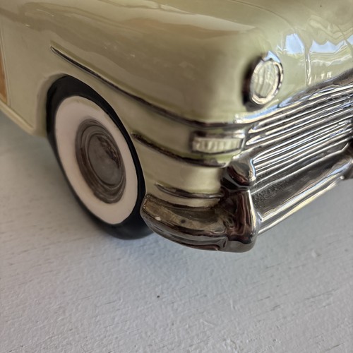 Rare Vintage Fitz & Floyd Woody Car Cookie Jar Town & Country Style Retro - Picture 12 of 16