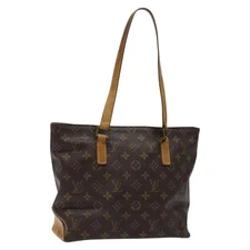 LOUIS VUITTON Monogram Cabas Piano Tote Bag M51148 LV Auth yk18333