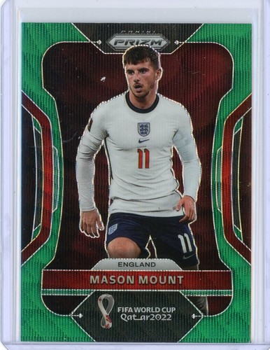 Mason Mount [Green] #92 2022 Panini Prizm World Cup card