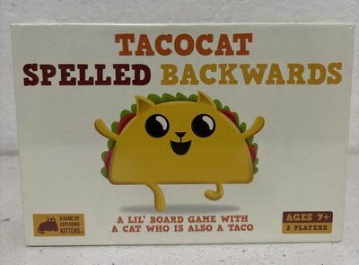 Tacocat Spelled Backwards Game NEW Exploding Kittens sealed in box