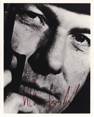 Klaus Löwitch original autograph on large photo