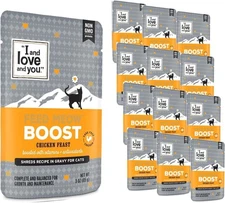 Feed Meow Boost Wet Cat Food - Chicken - Antioxidants & Vitamins for Vitality...