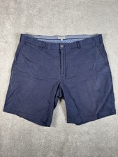 Peter Millar Mens Salem Performance Shorts Sz 42x9" Navy Ribbed Crown Sport Golf