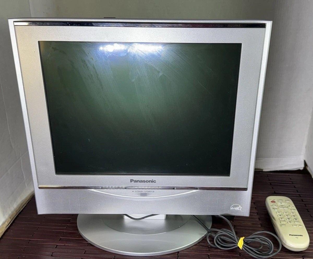 Panasonic TC-14LA1 14” LCD TV 4:3 Retro Gaming Monitor W/ Remote