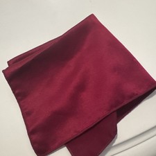 Red Satin Hankie Men  s Pocket Scarf 10  Square