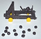 Vintage 1950s Marx Ben Hur Playset Plastic Roman Catapult & Stones — photo 2