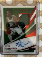 Aaron Nesmith Patch Autograph Immaculate Rookie On Card Auto Celtics