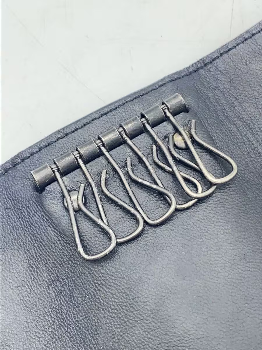 BOTTEGA VENETA Men's Leather Key Case, Black, Solid Color, 284137 thumbnail 5