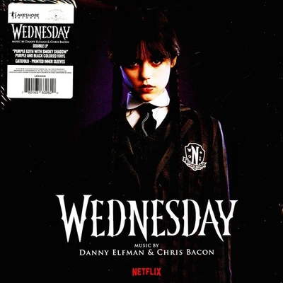 Danny Bacon Elfman - OST Wednesday Limited Purple Smoky M (2023 - EU - Original) - Bild 1 von 4