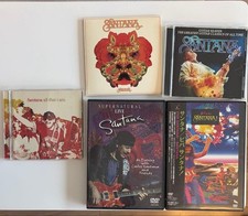 Santana CD & DVD Set 5 Items Live Concert Collection All That I Am Guitar Heave