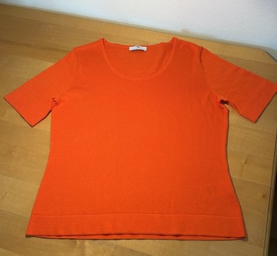 Peter Hahn Twinset Gr. 42, orange, UNGETRAGEN, Baumwolle