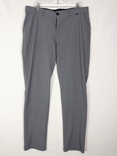 Travis Mathew Golf Pants Mens 36 Gray Golf Peformance Chino Stretch