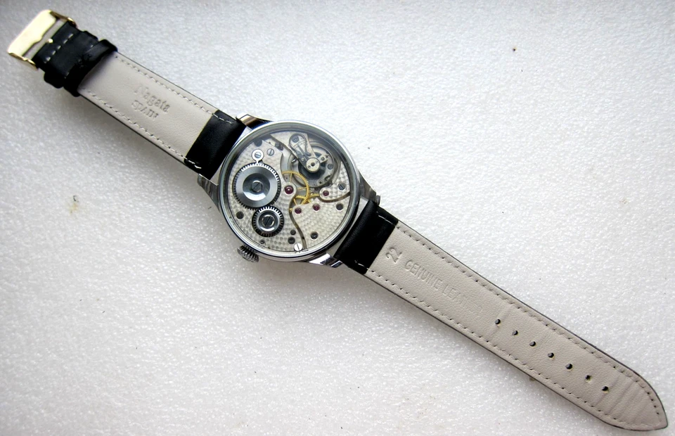 Big Gorgeous classy wristwatch STOWA enamel dial Automobile Club de France 1895. - Image 3 of 4