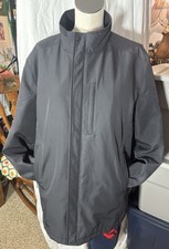 Tech by Tumi Men's Black Quilted Insulated Jacket Size Large Pockets Waterproof