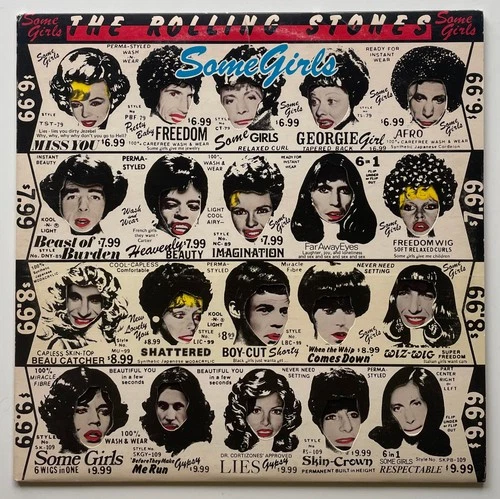 1978 ROLLING STONES Album SOME GIRLS Vinyl 1ST PRESSING Banned Cover OG NR MINT!