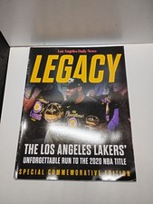 2020 Los Angeles Lakers NBA Title Special Commemorative Edition Book Legacy