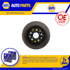 2x Coppia Dischi Freno Solidi Adatto LEXUS GS300 3.0 Posteriore 97 al 04 2JZ-GE 308mm Set