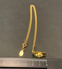 Disney Mickey Necklace Gold Vintage 41cm Used Rare