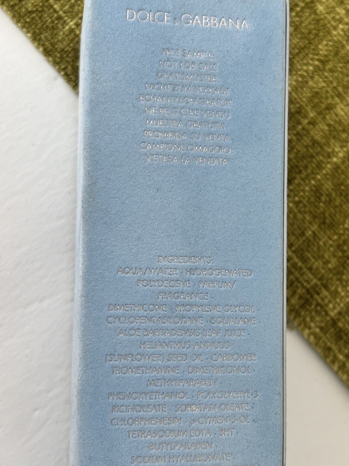 Dolce & Gabbana Light Blue Refreshing Body Cream 3.3 oz/100 ml New In