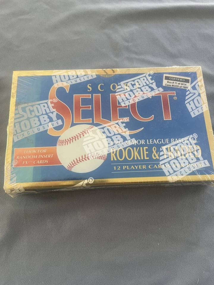 SEALED 1993 SCORE SELECT ROOKIE & TRADED HOBBY BOX BASEBALL FACTORY SEALED - Image 2 of 4