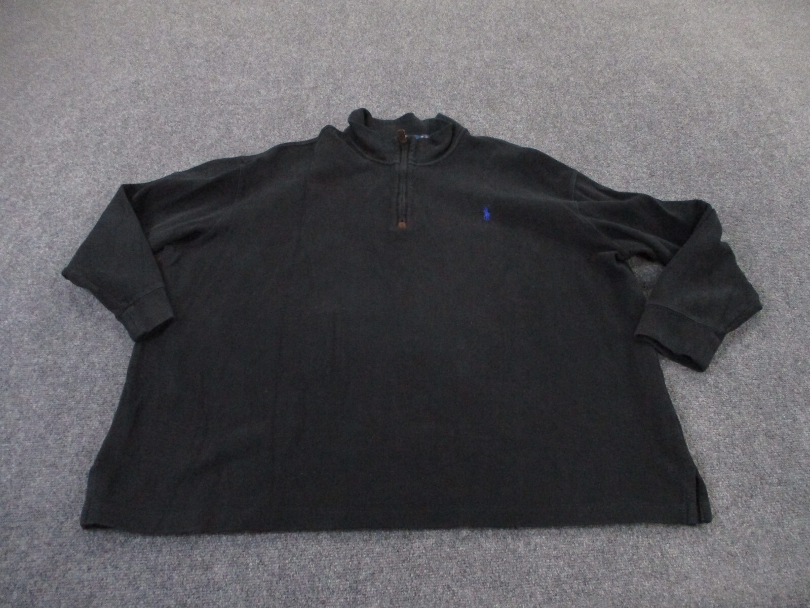 Polo Ralph Lauren Giacca Uomo 3XB Nero Pullover Preppy Pony Maglione Golf Adulto