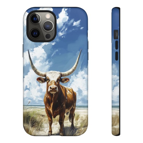 Bull Horns Blue Sky - Phone Ink Cover Case for iPhone, Galaxy, Pixel - 第 113/281 張圖片