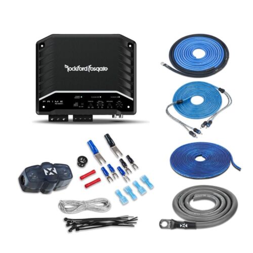 Rockford Fosgate R2-500X1 500W Monoblock Auto Verstärker mit kostenlosem 4 Stärke Amp Kit - Bild 1 von 11