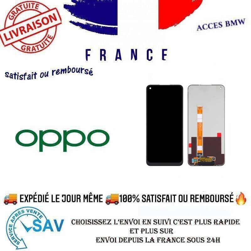 Écran compatible Oppo A53s - LCD Vitre Tactile Châssis - Français